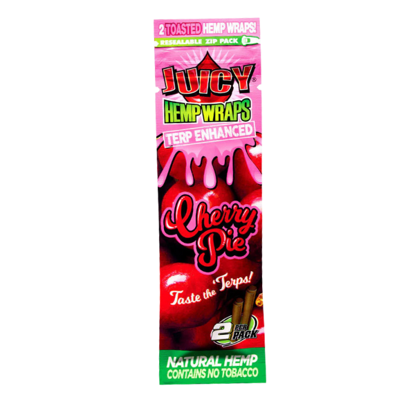 Juicy Jay Hemp Wraps / 2pk / Cherry Pie